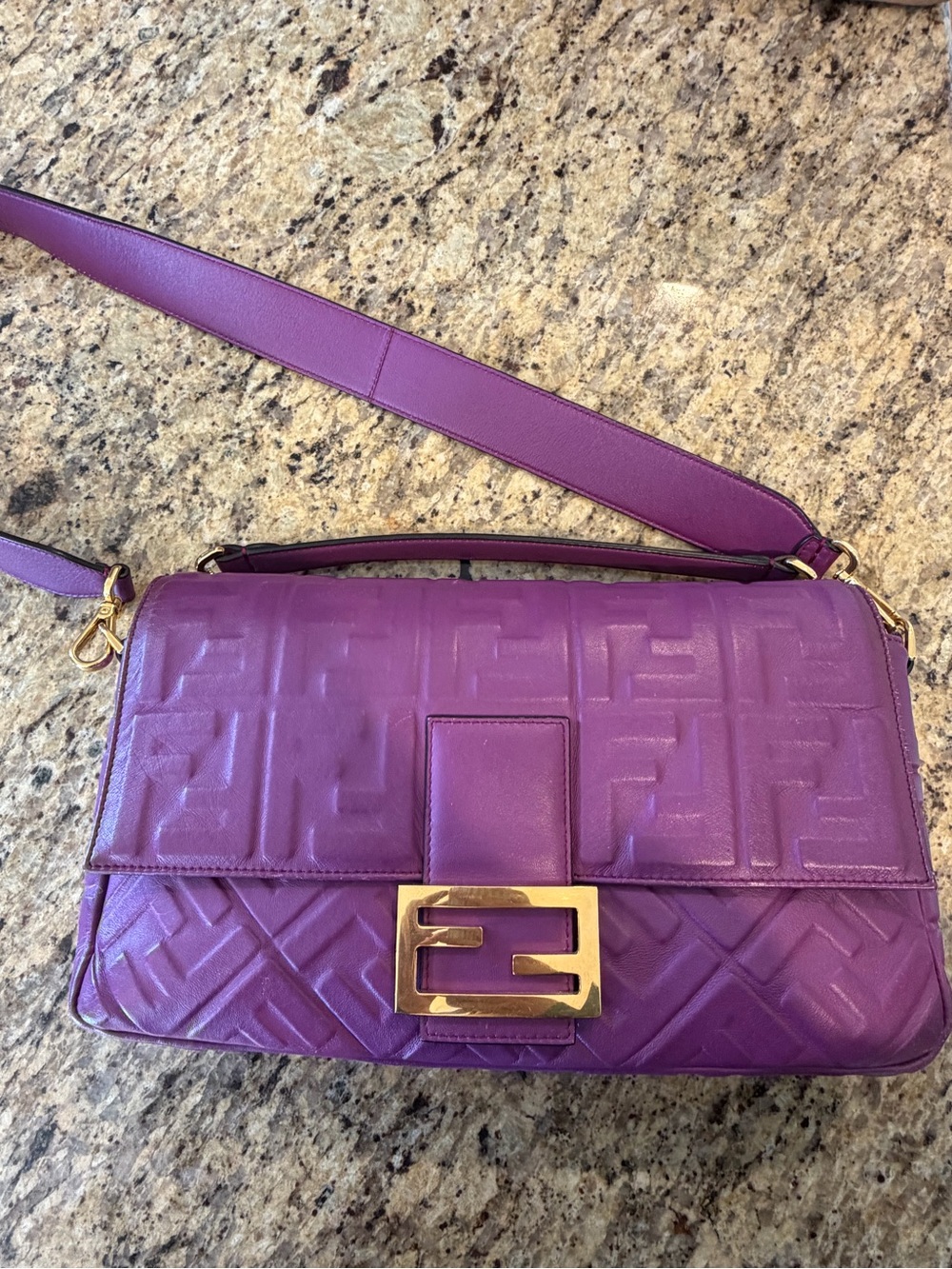 Fendi Large Zucca Baguette